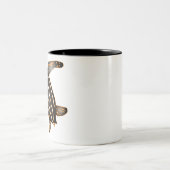 Lederschildkröte Zweifarbige Tasse (Mittel)