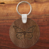 Lederschmetterling Schlüsselanhänger (Vorderseite)