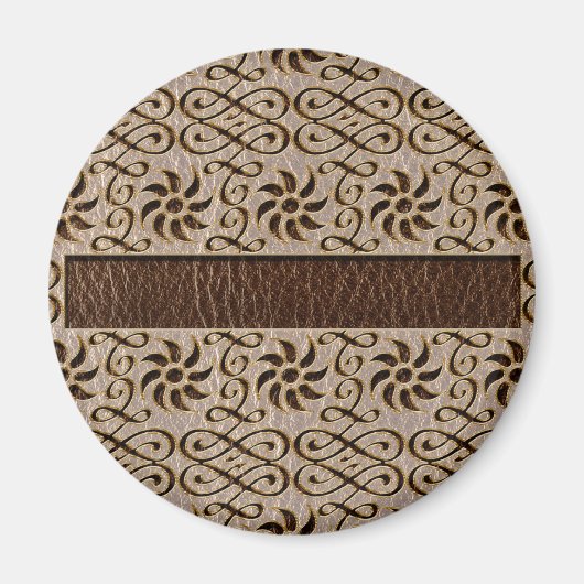 Lederschmuck Magnet (Vorne)