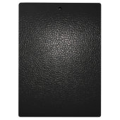 Lederschwarz Klemmbrett (Rückseite)