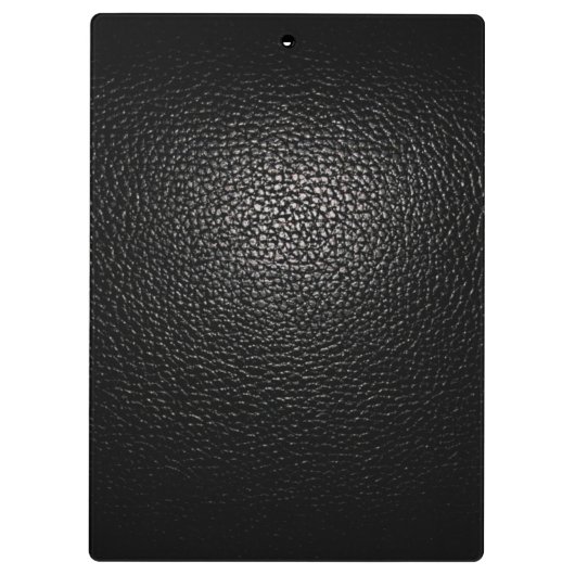 Lederschwarz Klemmbrett (Rückseite)