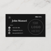 Ledersofa Design Beruflich Visitenkarte (Rückseite)