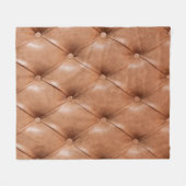 Ledersofa-Hintergrund Fleecedecke (Vorderseite (Horizontal))
