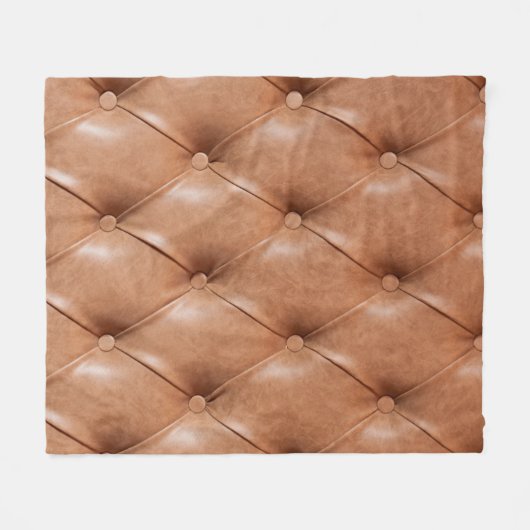 Ledersofa-Hintergrund Fleecedecke (Vorderseite (Horizontal))