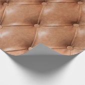 Ledersofa-Hintergrund Geschenkpapier (Ecke)