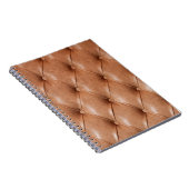 Ledersofa-Hintergrund Notizblock (Rechte Seite)