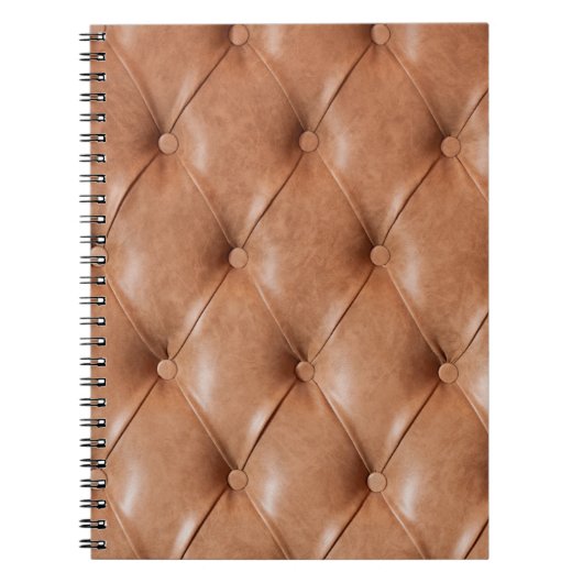 Ledersofa-Hintergrund Notizblock (Vorderseite)