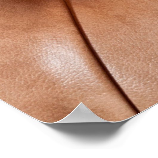 Ledersofa-Hintergrund Poster (Ecke)