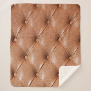 Ledersofa-Hintergrund Sherpadecke