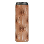 Ledersofa-Hintergrund Thermosbecher (Rückseite)