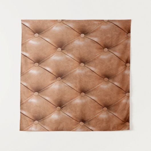 Ledersofa-Hintergrund Wandteppich (Vorderseite (Horizontal))