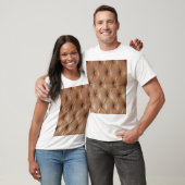 Ledersofa: Texturierter Hintergrund T-Shirt (Unisex)