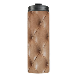 Ledersofa: Texturierter Hintergrund Thermosbecher