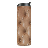 Ledersofa: Texturierter Hintergrund Thermosbecher (Nach links gedreht)