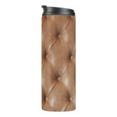 Ledersofa: Texturierter Hintergrund Thermosbecher (Nach rechts gedreht)