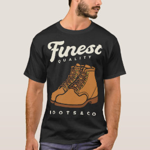Lederstiefel T-Shirt
