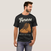 Lederstiefel T-Shirt (Vorne ganz)