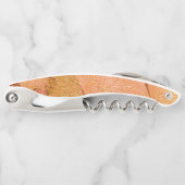 Lederstil mit abgenutzter Farbe, Lachs Kellnermesser (Vorderseite)