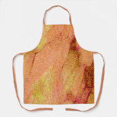 Lederstil mit abgenutzter Farbe, Lachs Schürze (Vorderseite)