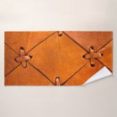 Lederstruktur. Badehandtuch (Badehandtuch)