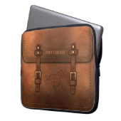 Ledertasche des Pony Express Laptopschutzhülle (Vorderseite Links)