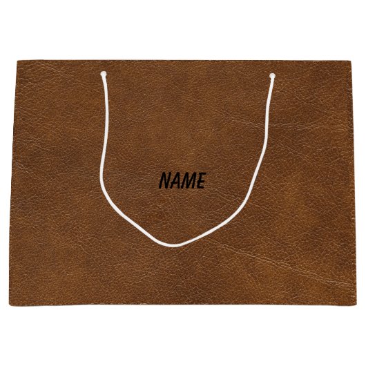 Ledertasche Große Geschenktüte (Vorderseite)