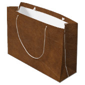 Ledertasche Große Geschenktüte (Rückseite Schrägansicht)