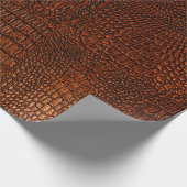 Ledertextilien, braun, abstrakt, antik, ,ba geschenkpapier (Ecke)