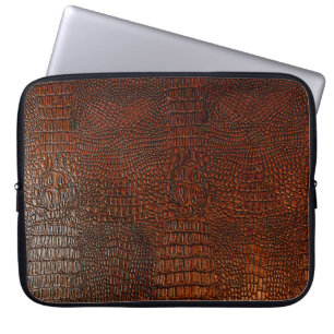 Ledertextilien, braun, abstrakt, antik, ,ba laptopschutzhülle