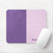 Ledertextur aus lila und rosa Imitat, geteilt Mousepad (Mit Mouse)
