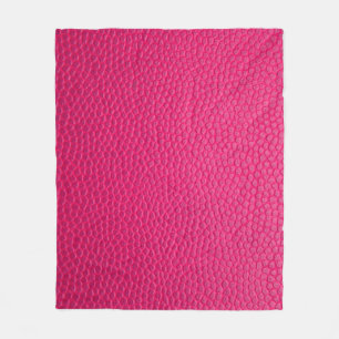 Ledertextur aus rosa Leder Fleecedecke