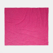Ledertextur aus rosa Leder Fleecedecke (Vorderseite (Horizontal))