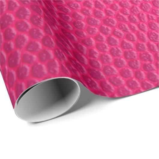 Ledertextur aus rosa Leder Geschenkpapier (Rolleneckpunkt)