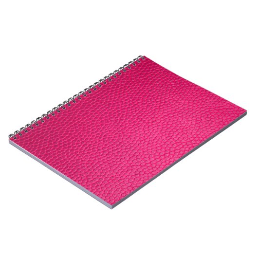 Ledertextur aus rosa Leder Notizblock (Linke Seite)
