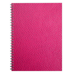Ledertextur aus rosa Leder Notizblock