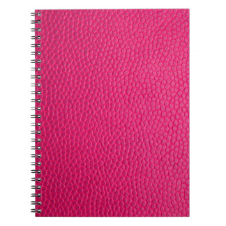 Ledertextur aus rosa Leder Notizblock