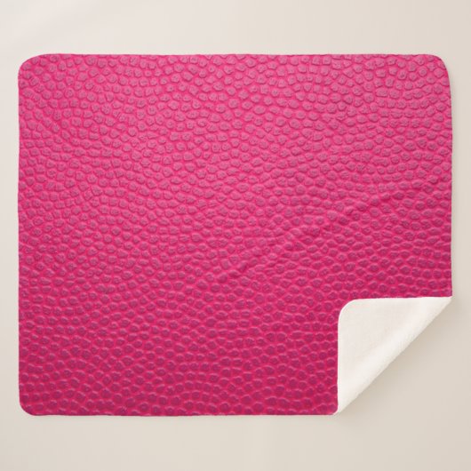 Ledertextur aus rosa Leder Sherpadecke (Vorderseite (Horizontal))