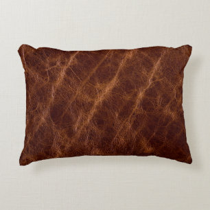 Ledertextur braun,Textur,abstrakt,Acces Dekokissen