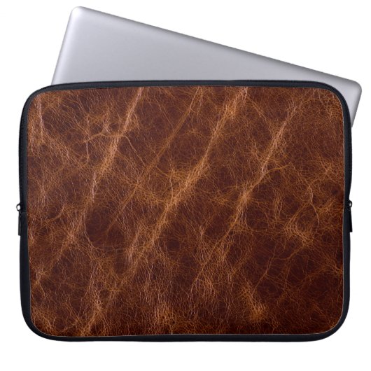 Ledertextur braun,Textur,abstrakt,Acces Laptopschutzhülle (Vorderseite)