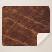 Ledertextur braun,Textur,abstrakt,Acces Sherpadecke (Vorderseite (Horizontal))