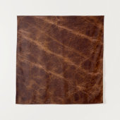 Ledertextur braun,Textur,abstrakt,Acces Wandteppich (Vorderseite (Horizontal))