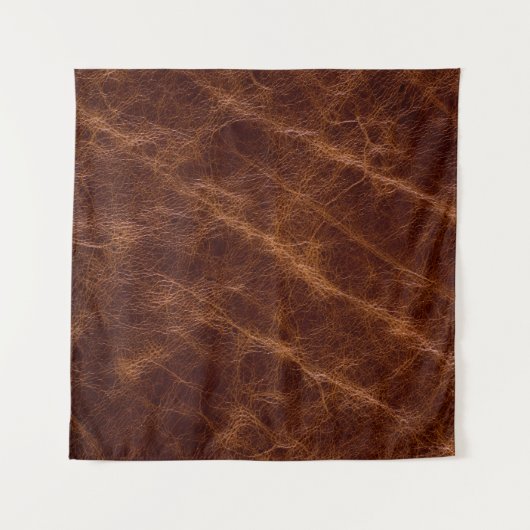Ledertextur braun,Textur,abstrakt,Acces Wandteppich (Vorderseite (Horizontal))