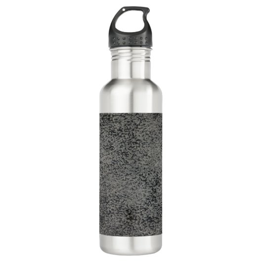 Ledertextur Edelstahlflasche (Vorderseite)