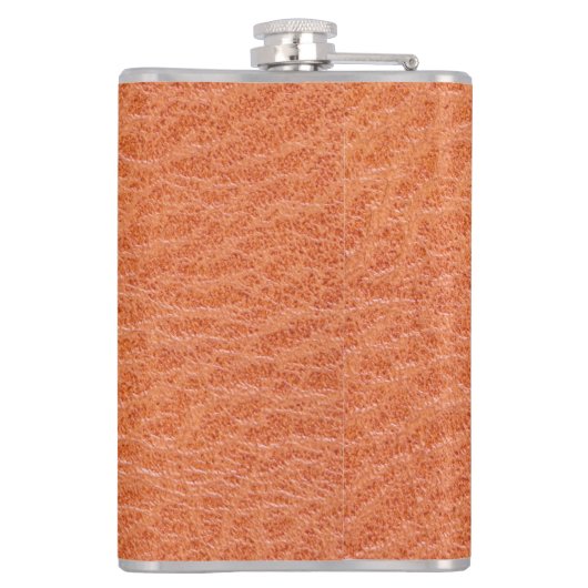 Ledertextur Flachmann (Rückseite)