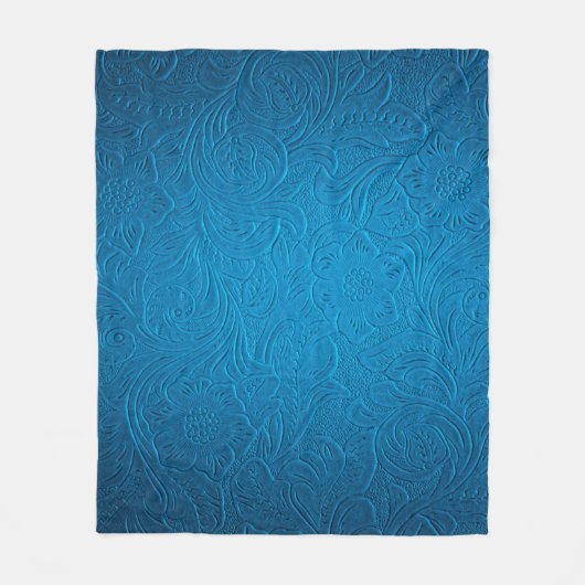 Ledertextur Fleecedecke (Vorderseite)