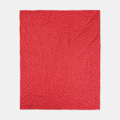 Ledertextur Fleecedecke (Vorderseite)
