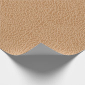 Ledertextur Hintergrund. Braune Ledertextur. Geschenkpapier (Ecke)