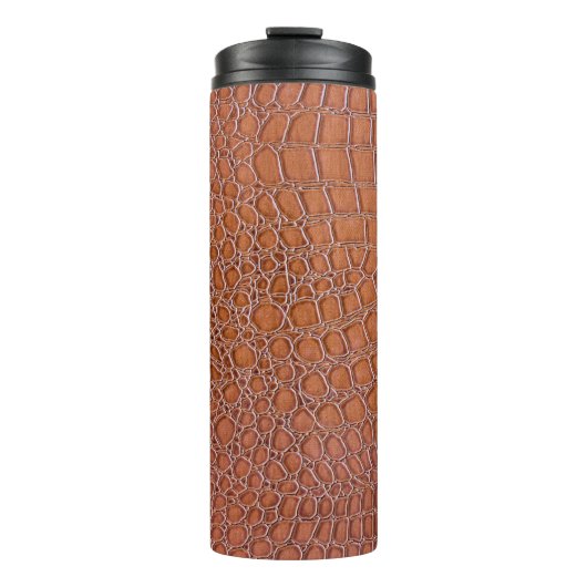 Ledertextur, Hintergrundtextur, Kunst, Hintergrund Thermosbecher (Vorderseite)