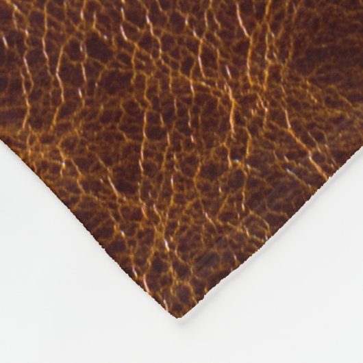 Ledertextur in Braun,Textur,Hintergrund,ar Fleecedecke (Ecke)