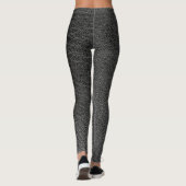 Ledertextur Leggings (Rückseite)
